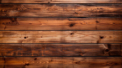 Wooden table texture. brown planks as background top view. Generative AI
