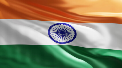 Flag of India 3d rendering