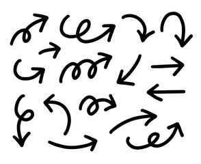 hand drawn arrow