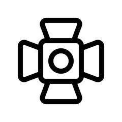 Editable lighting set vector icon. Movie, cinema, entertainment. Part of a big icon set family. Perfect for web and app interfaces, presentations, infographics, etc