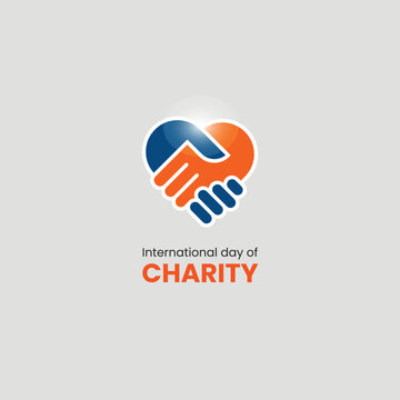 International Day of Charity. Charity day creative concept. Charity logo concept.