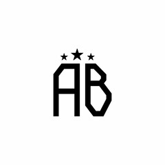 AB Monogram Logo Design Idea 