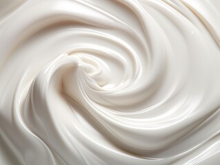 close up white face cream texture background. created with Generative AI