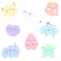 Emotion sticker set