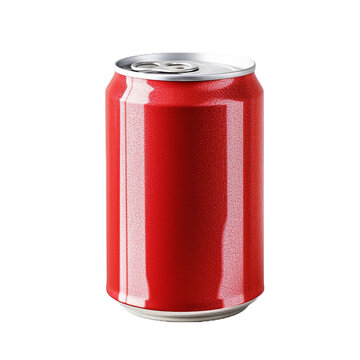 soda can isolated on transparent background 