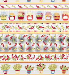 Textile and digital seamless pattern design 