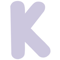 Blue and purple tones of font, English alphabet