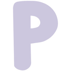 Blue and purple tones of font, English alphabet