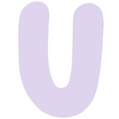 Blue and purple tones of font, English alphabet