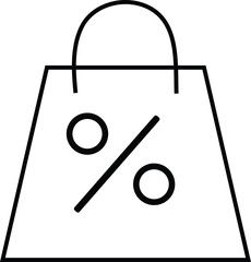 Discount symbol percentage offer icon. Best for ecommerce, social media and printable.