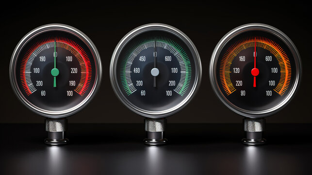 Blood pressure gauge. Generative Ai