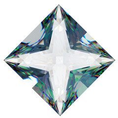 diamond on transparent background with high quality