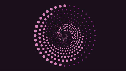 abstract circle background in dark purple color