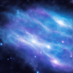 Dazzling galaxy cloud nebula in space. a starry night sky, cosmology and astronomy. Wallpaper with a supernova background	
