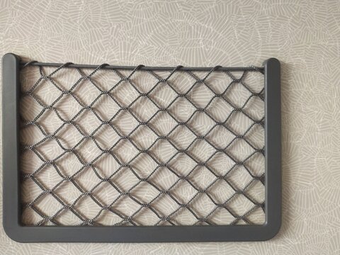 Grey crid on the wall