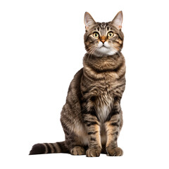 Cat on transparent background