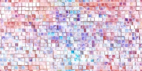 Fototapeta premium Abstract geometic 3d background, mosaic structure texture. Generative AI