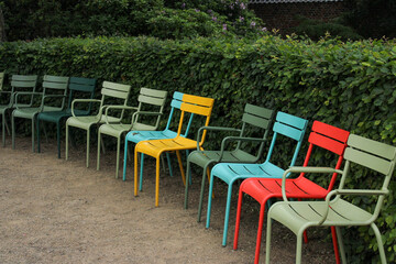 Chairs in the garden