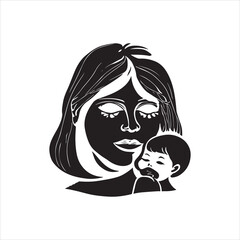Mother Vector Art, Icons and silhouette