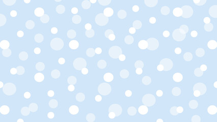 White dots on blue background