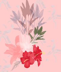 sleeves of tropical theme