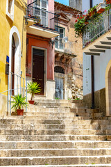 Fototapeta na wymiar Architecture of Ragusa in Val di Noto, southern Sicily, Italy