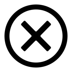 Obraz premium cross icon