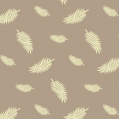 seamless pattern with leaves. vector illustration