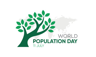 Obraz premium concept of world population day, 11 july world population day, awareness world population day