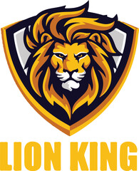 lion king head logo