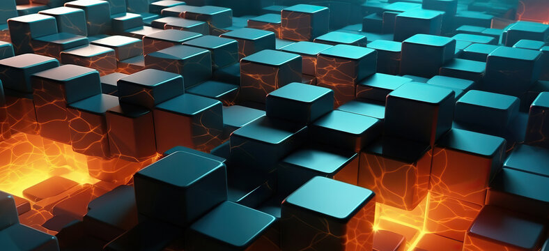 Modern digital abstract 3D background