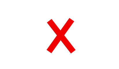 red cross mark