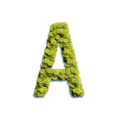 3d letter a