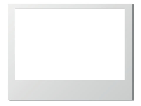 a polaroid card blank  vector file
