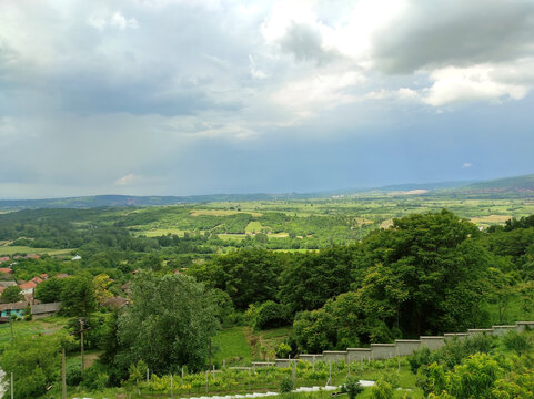 View from Monastery Lesje, near Paracin town, Serbia