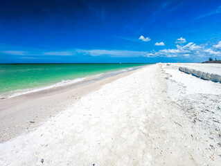 Fototapeta na wymiar Aerial View of Marco Island, a popular tourist beach town, Florida