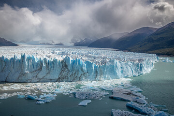 The Perito Moreno Glacier is a glacier located in a National Park in Argentina declared a World...