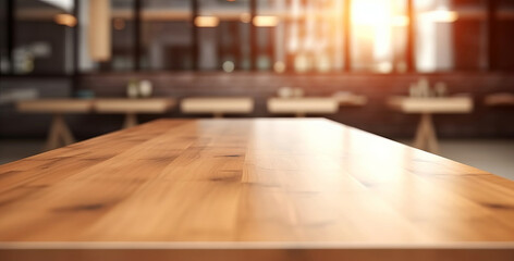 Fototapeta premium Empty table top good for product display