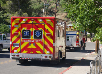 emergency crew responding to a call for help