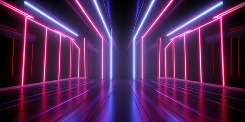 Fototapeta premium night sky light space dark illustration wallpaper
