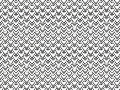 japanese wave pattern design