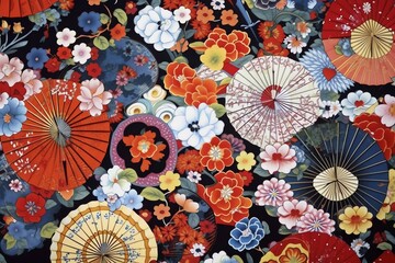 art japan design illustration pattern wallpaper