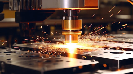 Plasma Cutter, Metal Fabrication Plant
