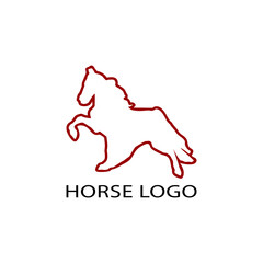 Mammal horse logo icon design