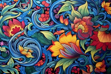 japanese art background illustration, and wallpaper pattern