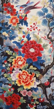 japanese art background illustration, and wallpaper pattern
