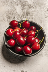 The cherry is an ovoid or spherical fruit