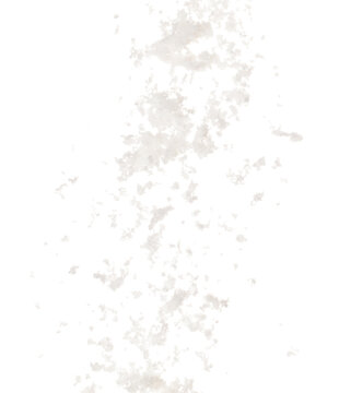 Crystal Salt flying explosion, flake white grain salts explode abstract cloud fly. Big size salt splash in air, food object element design. White background isolated high speed freeze motion