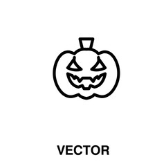 Pumpkin icon vector illustration on white background..eps