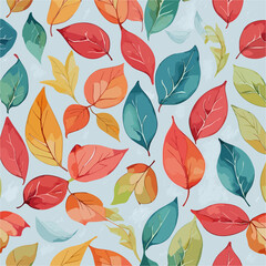 Seamless background in nature style green. Vintage Pattern. Geometric ornament. Elements of leaves. Vector illustration. Use for wallpaper, print packaging paper, textiles.